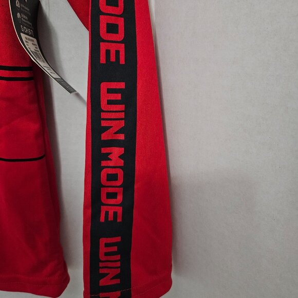 Athletic Works Long Sleeve Shirt Size Small Moisture Wicking Red Basketball NWT - Picture 3 of 6